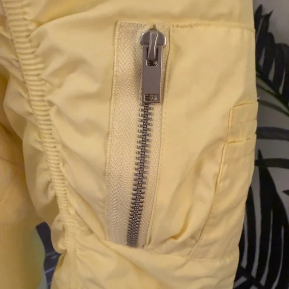 BDG Urban Outfitters Sunny Yellow Bomber Jacket - Picture 10 of 12